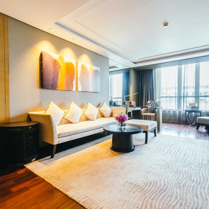 BANGKOK, THAILAND - AUGUST 12 2016: Beautiful luxury living room interior decoration in Hotel